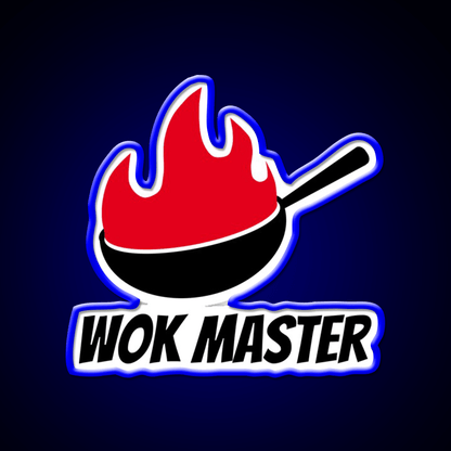 Wok Master Led Neon Sign Chinese Food Rgb Color - Shineneon