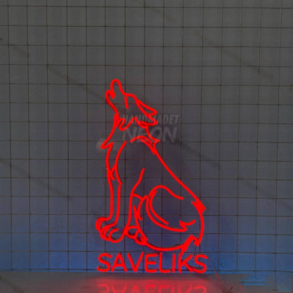 Wolf Howling Led Neon Sign | Shineneon