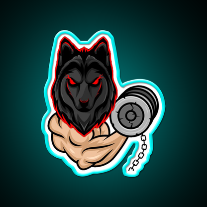 Wolf Muscle Gym Fitness Led Neon Signs V3 Gym Fitness Led Neon Sign Rgb Color