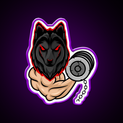 Wolf Muscle Gym Fitness Led Neon Signs V3 Gym Fitness Led Neon Sign Rgb Color