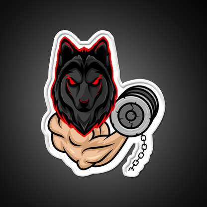 Wolf Muscle Gym Fitness Led Neon Signs V3 Gym Fitness Led Neon Sign Rgb Color