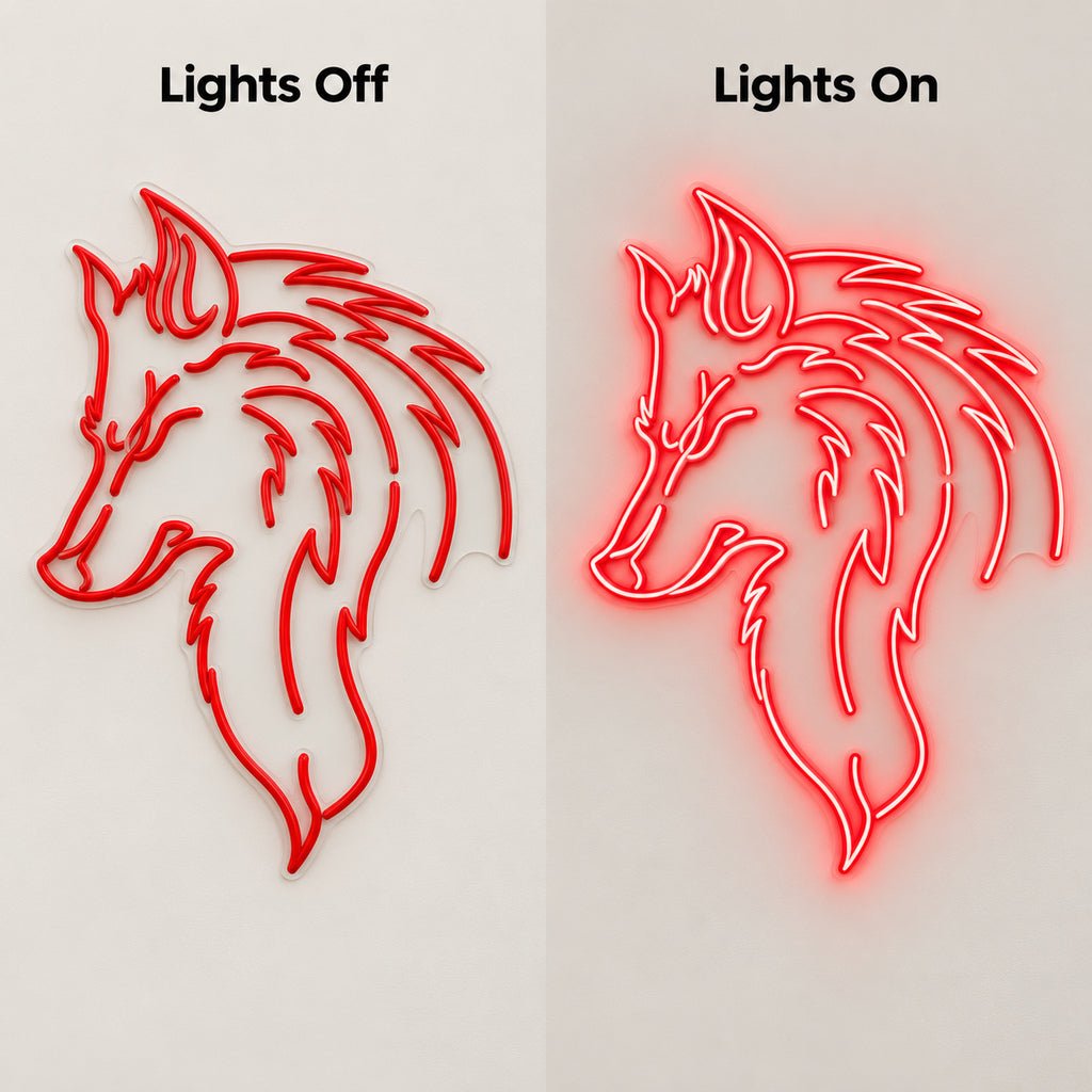 Wolf Profile Wall Art LED Neon Sign - Shineneon