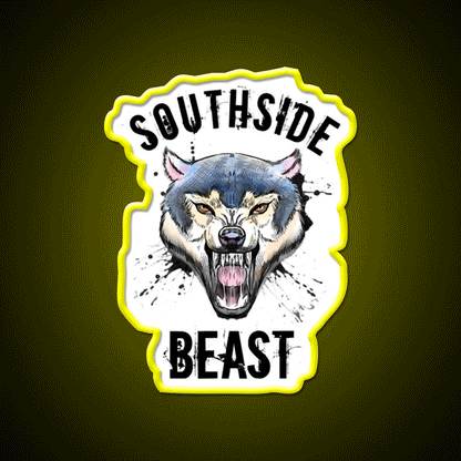 Wolf Southside Beast Workout Gym Fitness Led Neon Sign Rgb Color