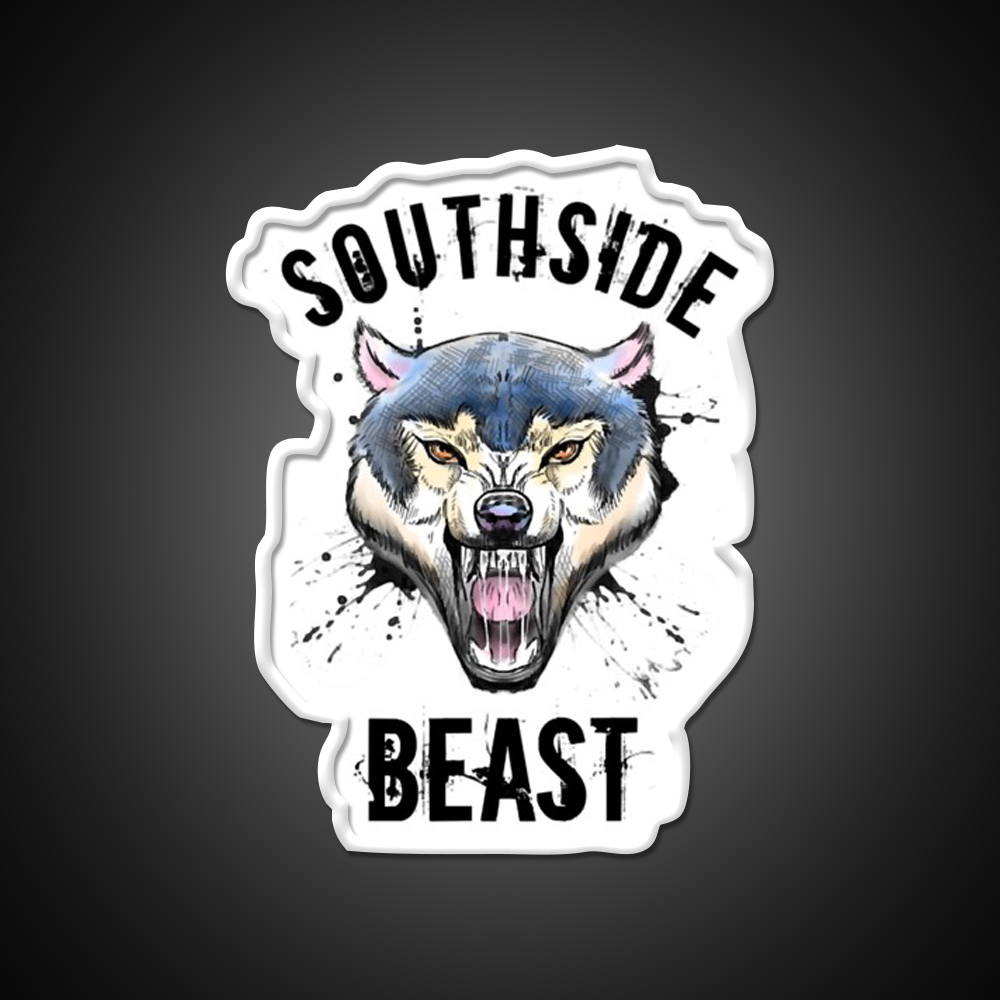 Wolf Southside Beast Workout Gym Fitness Led Neon Sign Rgb Color