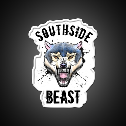 Wolf Southside Beast Workout Gym Fitness Led Neon Sign Rgb Color