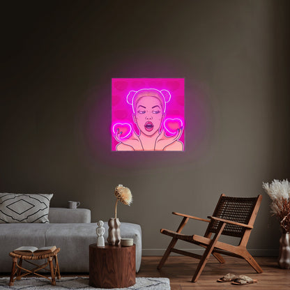 Woman Bring Loves Led Neon Sign Light Custom Led Signs - Shineneon