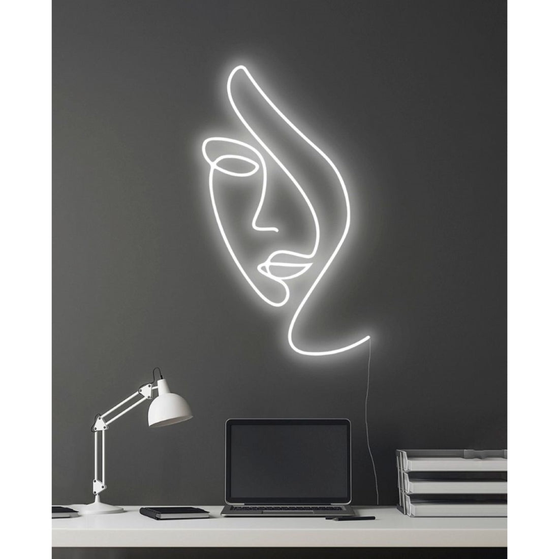 Woman Face Art Led Sign Business Neon Sign