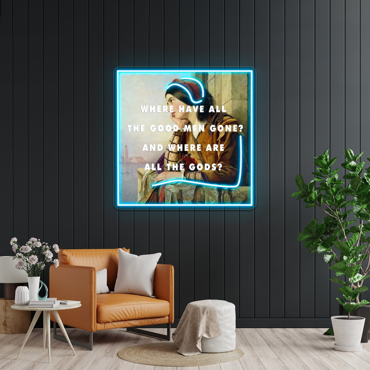 Woman In Love With A Hero Artwork Led Neon Signs