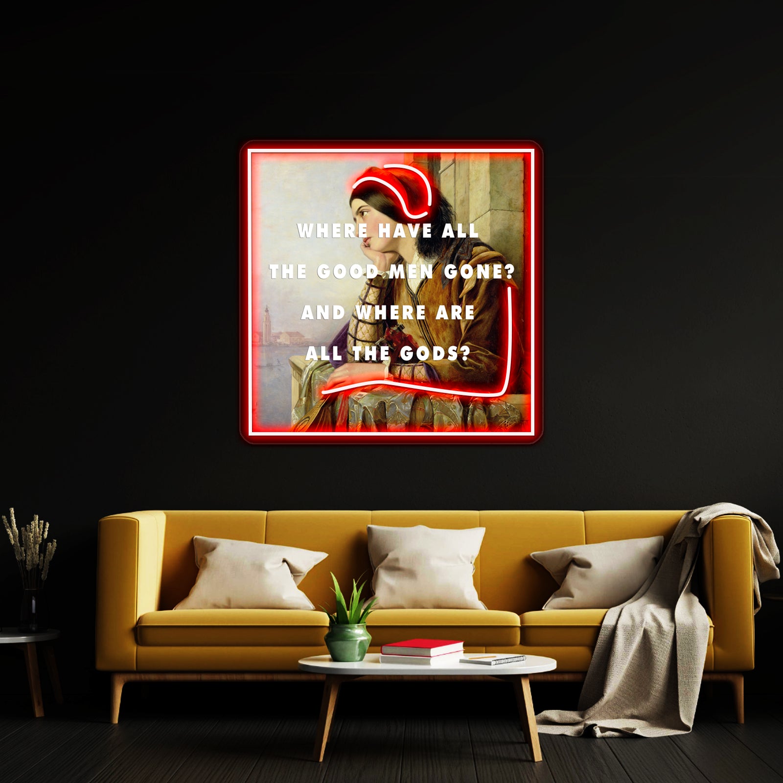 Woman In Love With A Hero Artwork Led Neon Signs | Shineneon