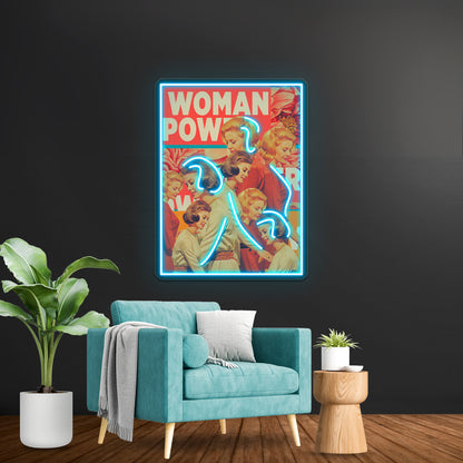 Woman Power Artwork Led Neon Signs