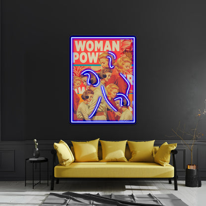 Woman Power Artwork Led Neon Signs