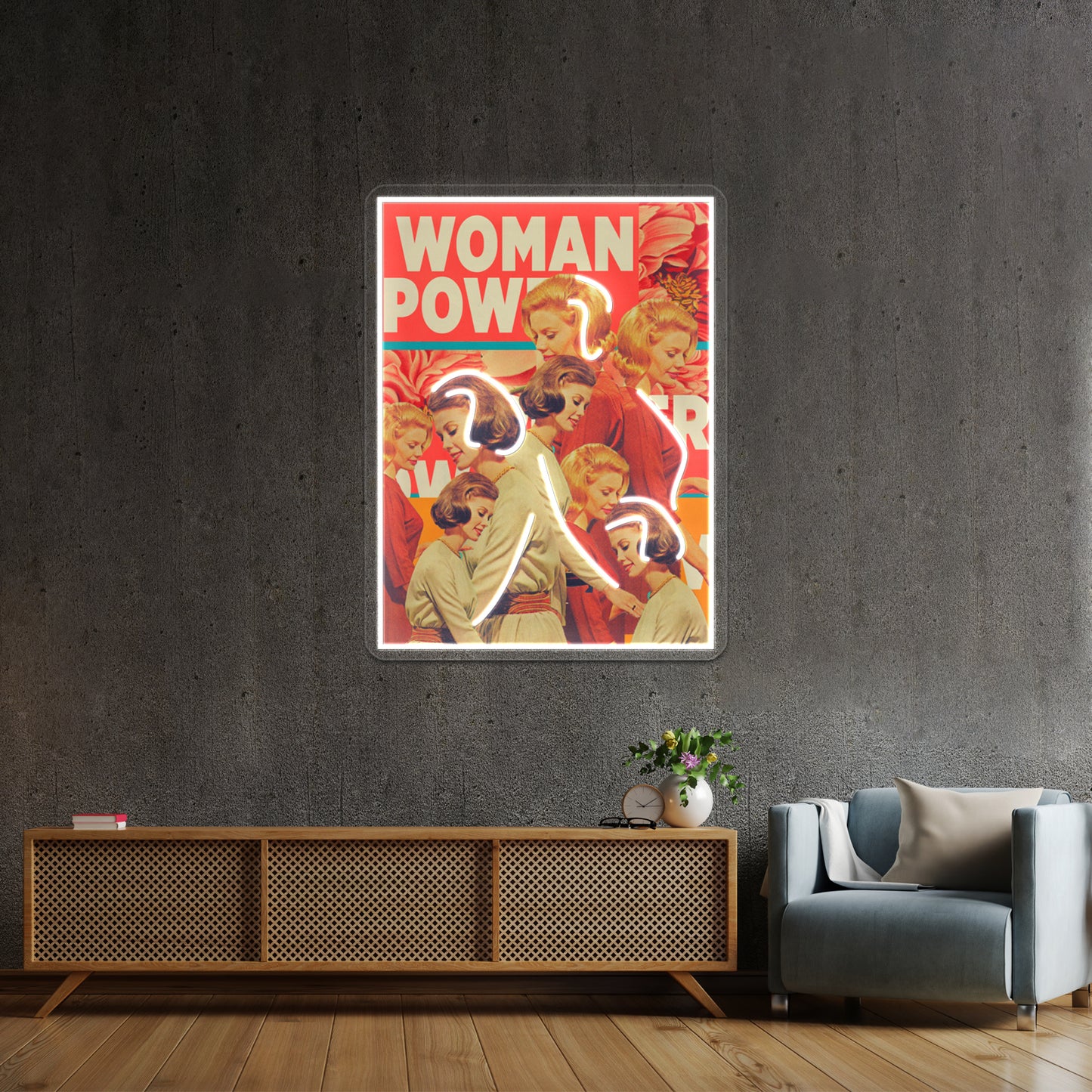 Woman Power Artwork Led Neon Signs