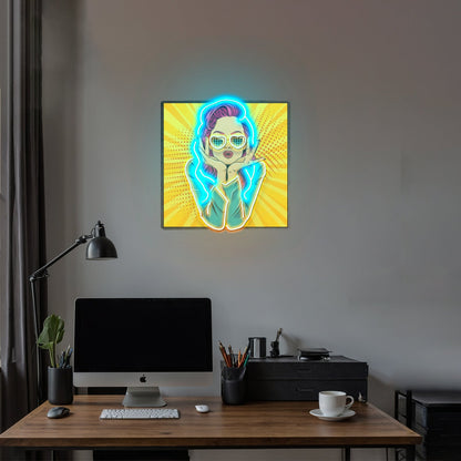 Woman Retro Led Neon Sign Light Custom Led Signs - Shineneon