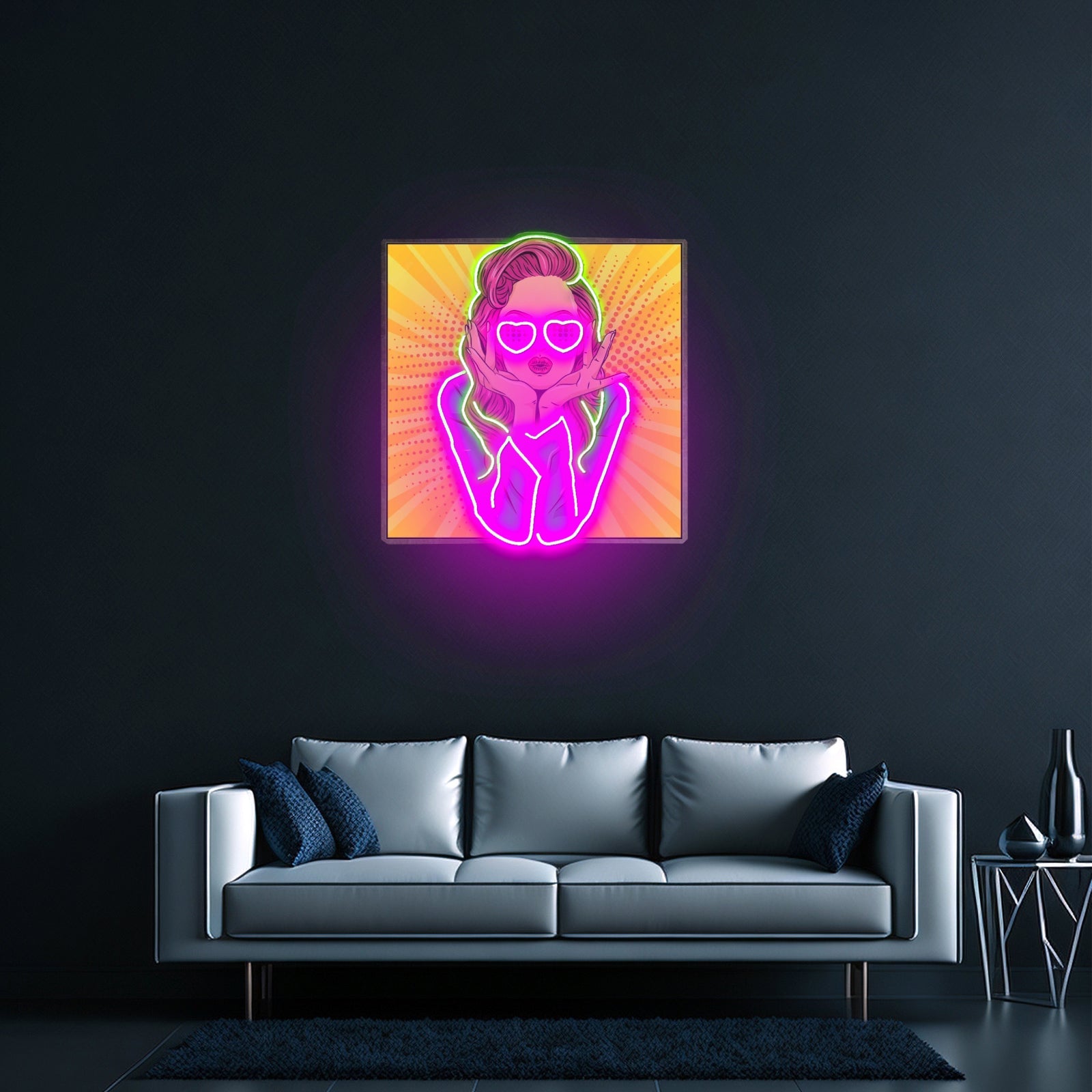 Woman Retro Led Neon Sign Light Custom Led Signs - Shineneon