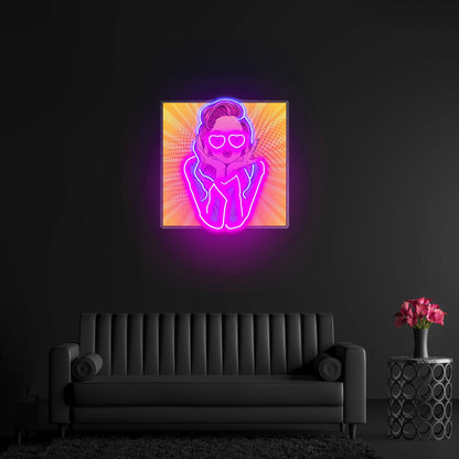 Woman Retro Led Neon Sign Light Custom Led Signs - Shineneon