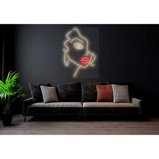 Woman Silhouette Led Sign Business Neon Sign