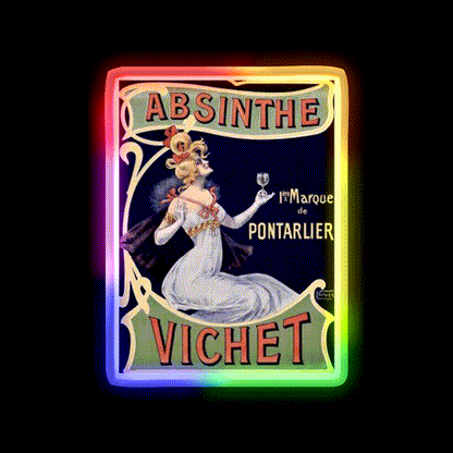 Woman Vichet Marque Cocktail Bar Decor Led Neon Sign Rgb Color - LED neon sign close-up detail