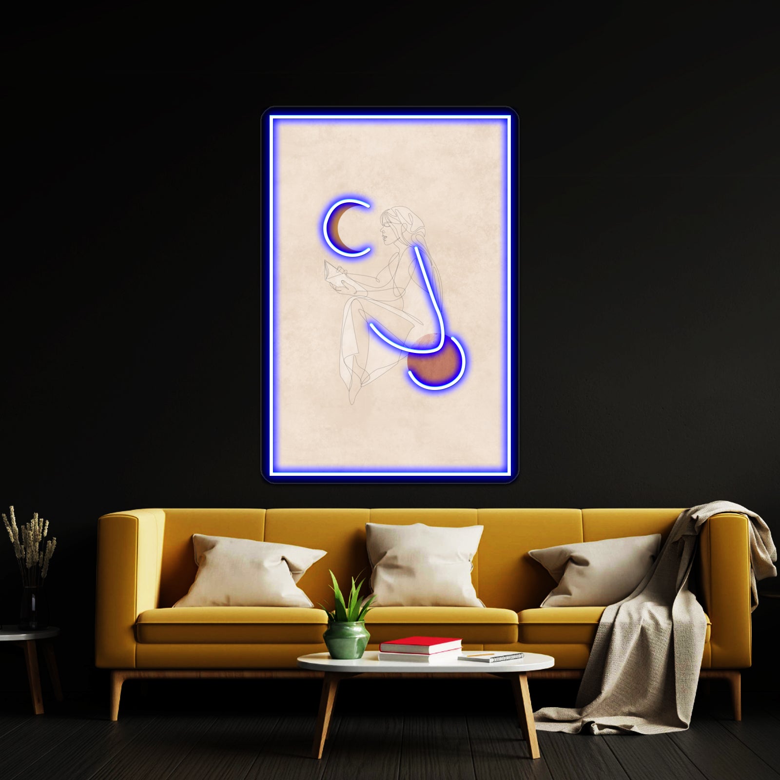 Woman With Vision Wall Artwork Neon Signs | Shineneon