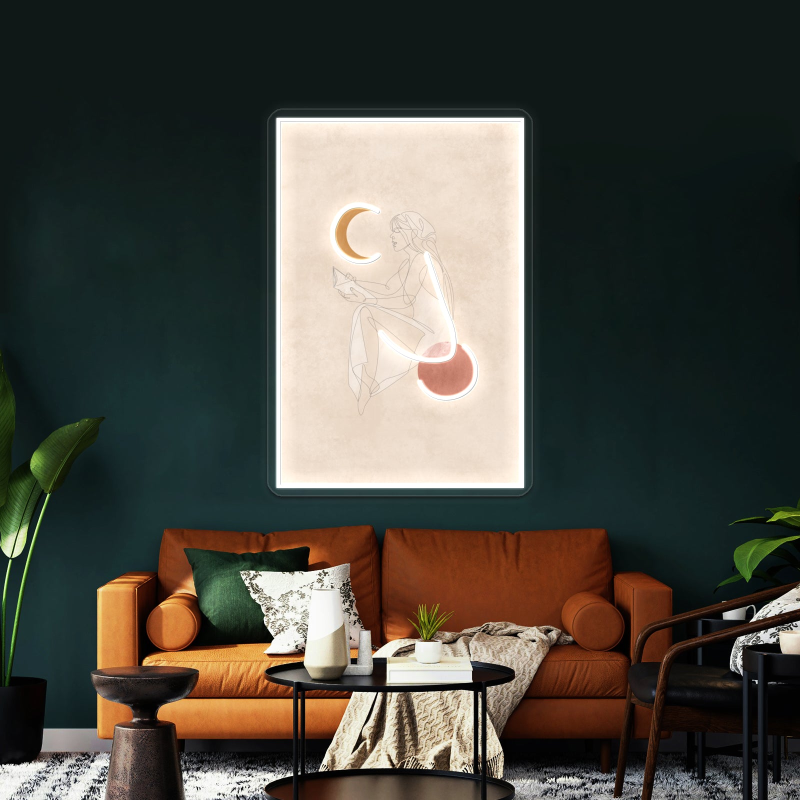 Woman With Vision Wall Artwork Neon Signs | Shineneon