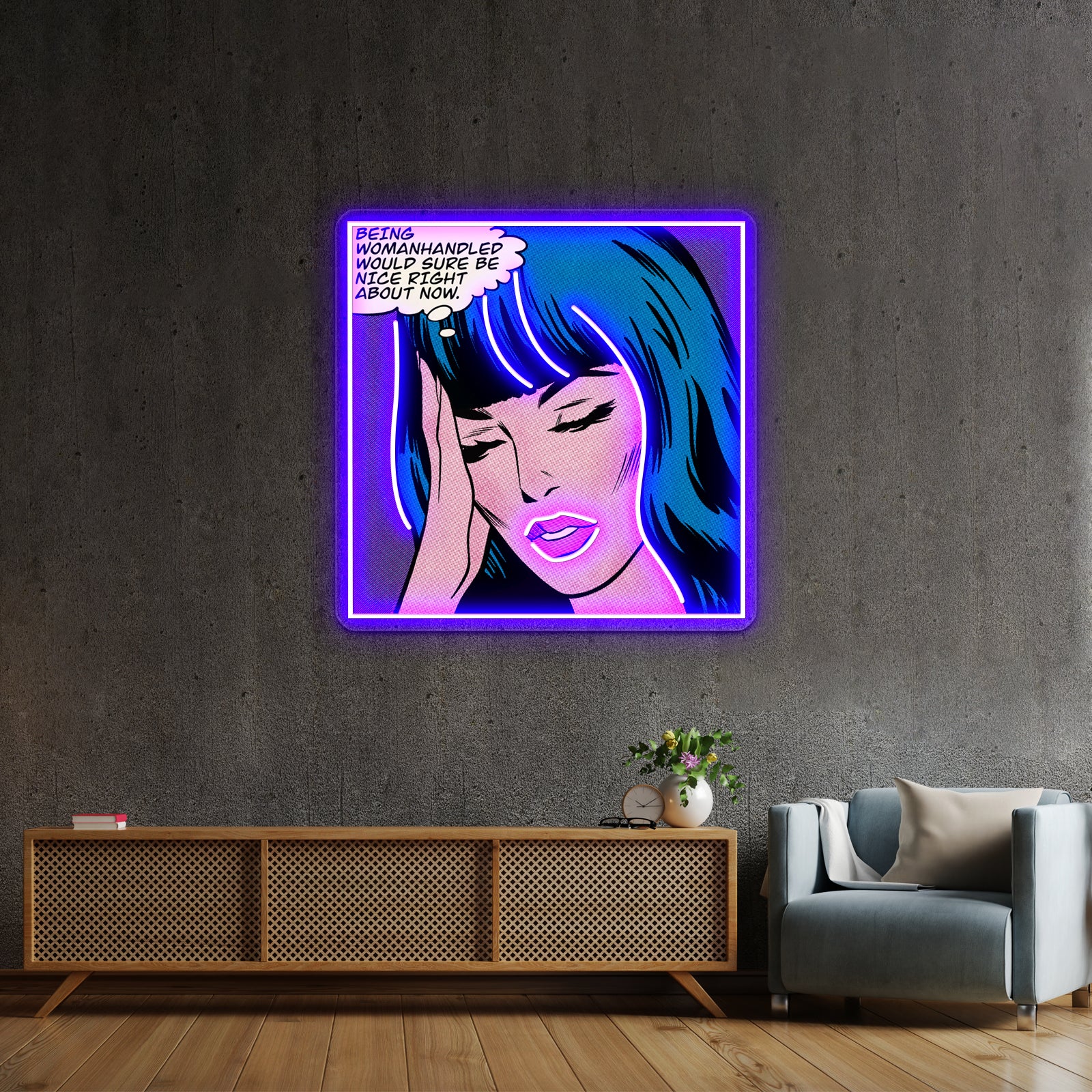 Womanhandled Artwork Led Neon Signs | Shineneon