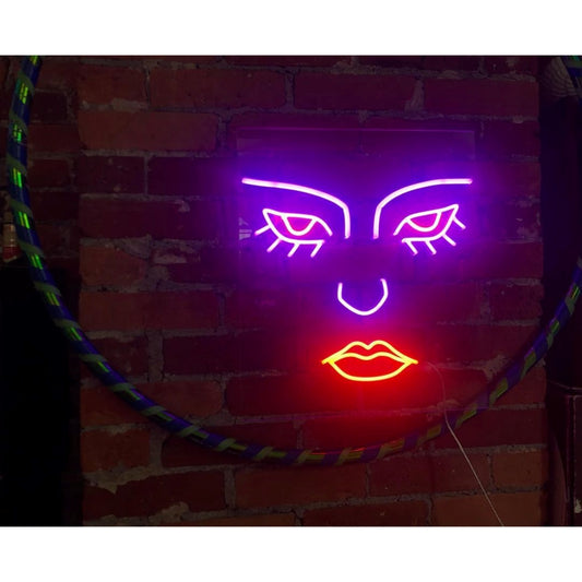 Womans Face Led Sign Business Neon Sign