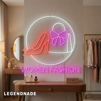 Women Fashion LED Neon Sign - 03 Real Lifestyle Scene