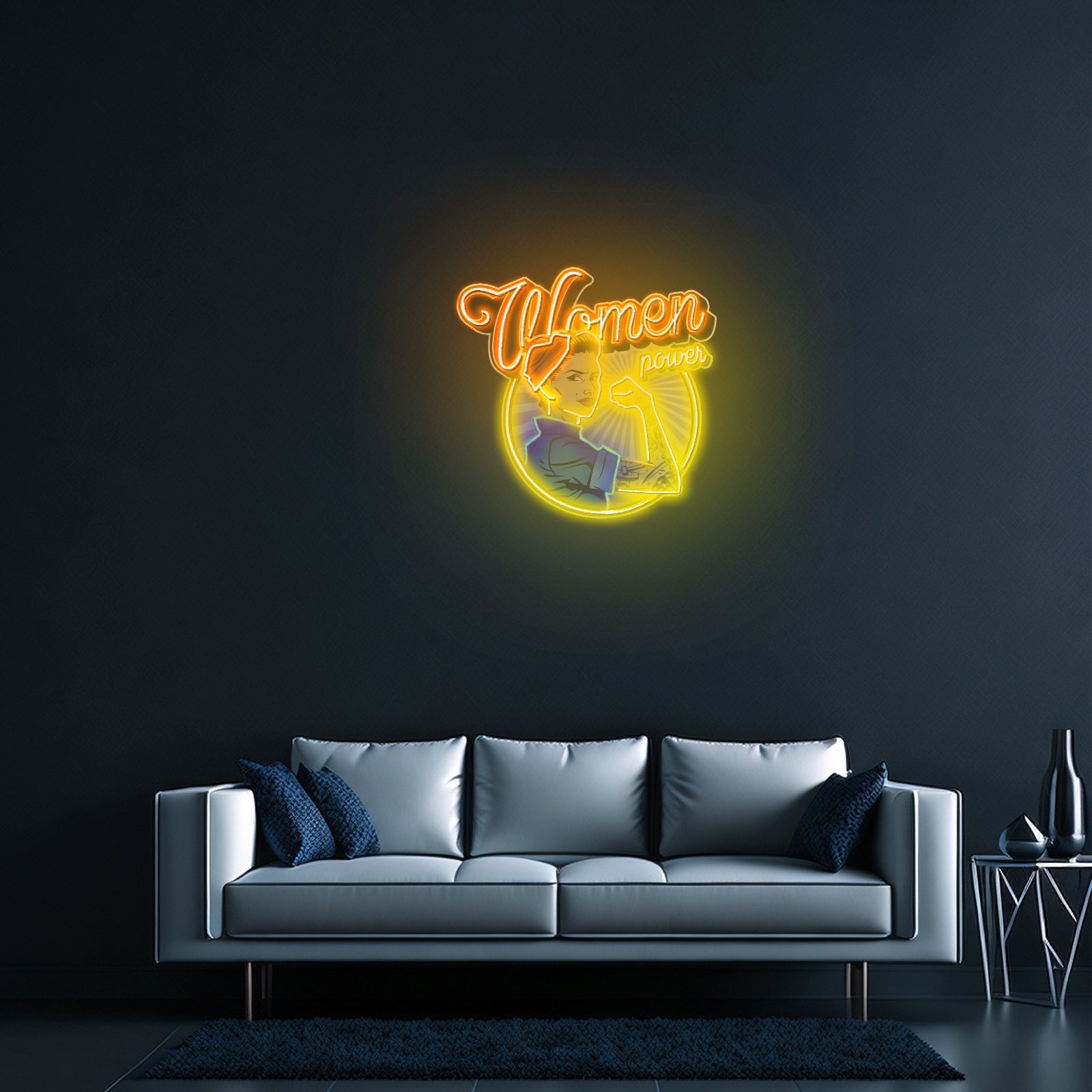 Women In Power Custom Led Signs Artwork For Sale - Shineneon