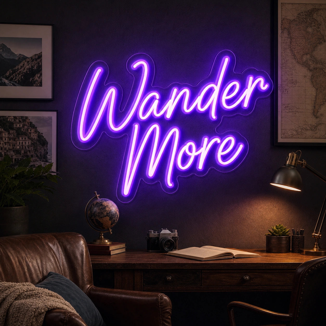 Wonder Is More LED Neon Sign high-converting product image