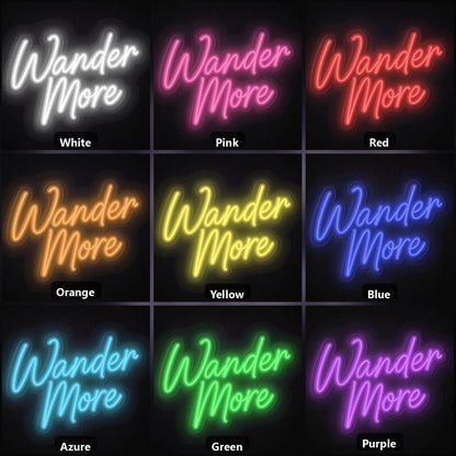 Wonder Is More LED Neon Sign - Shineneon