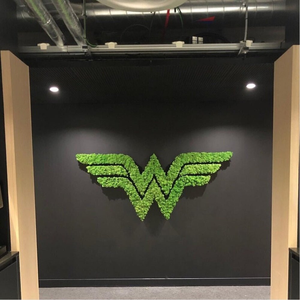 Wonder Woman 3D Moss Letter Sign - Shineneon