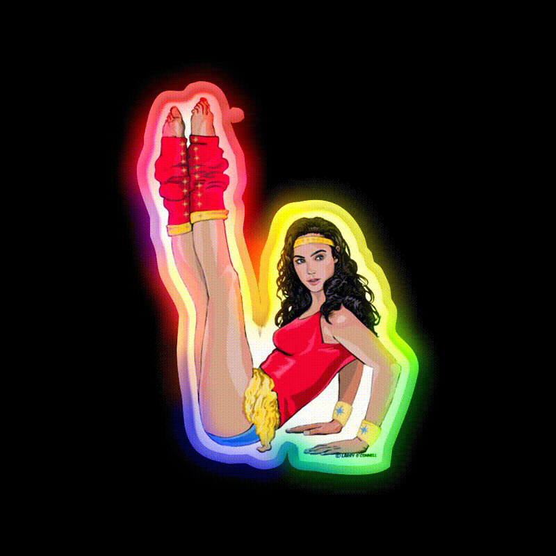 Wondercise 1984 Gym Fitness Led Neon Sign Rgb Color