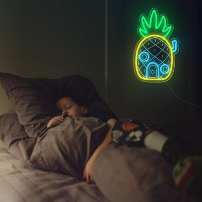 Wonderful Beckoning Pineapple Bedroom Led Neon Sign Tropical Vibes | Shineneon