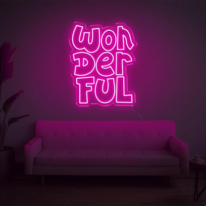 Wonderful Light Blue Led Neon Sign For Home Cafe Decor | Shineneon