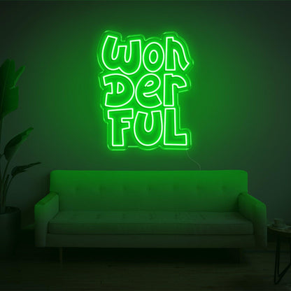 Wonderful Light Blue Led Neon Sign For Home Cafe Decor | Shineneon