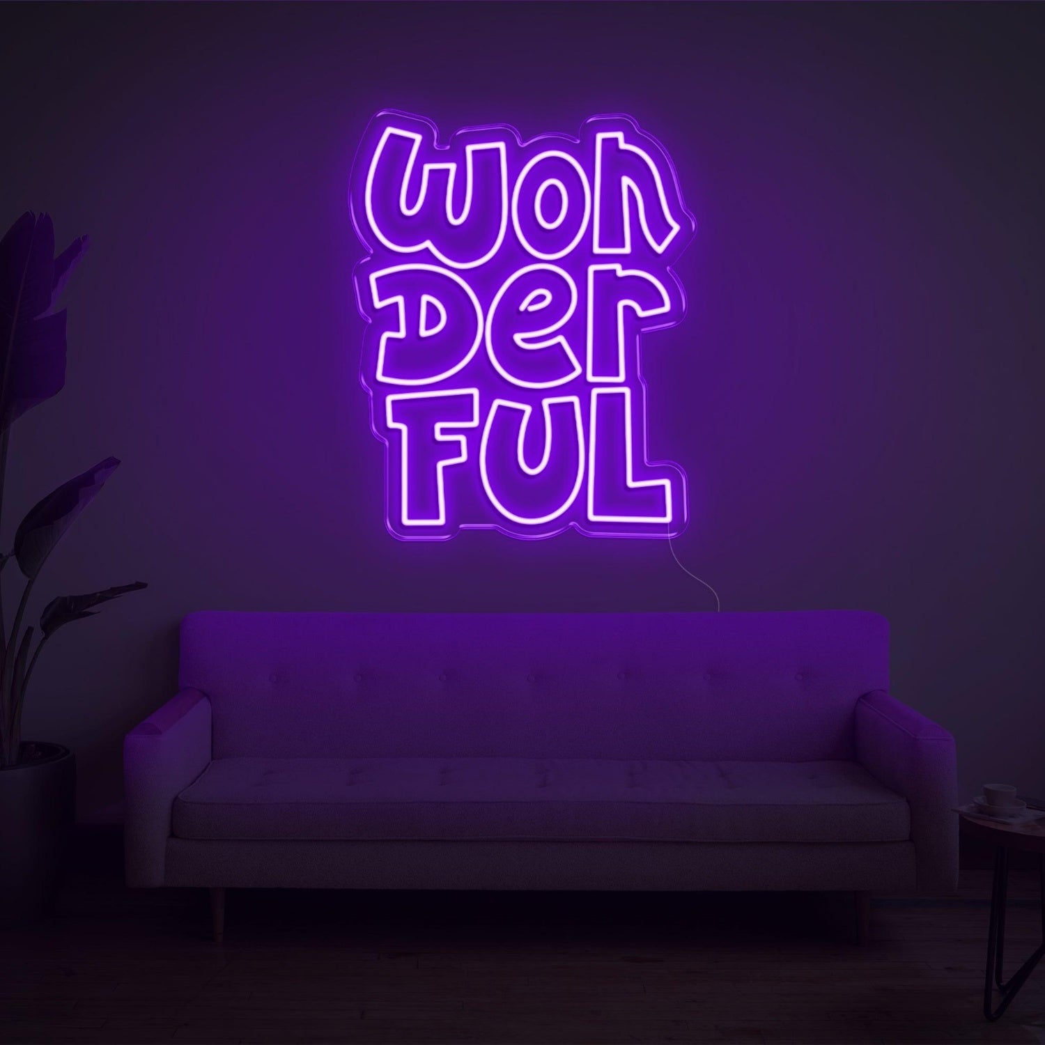 Wonderful Light Blue Led Neon Sign For Home Cafe Decor | Shineneon