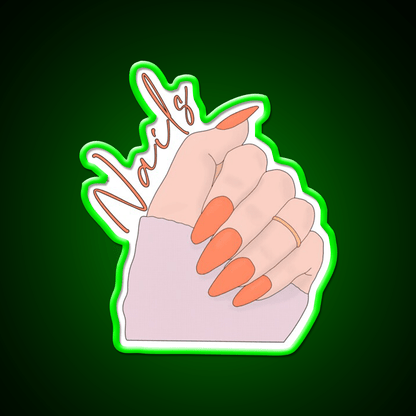 Wonderful Nail Salon Led Neon Sign Rgb Color - Shineneon
