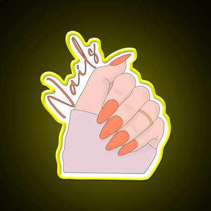 Wonderful Nail Salon Led Neon Sign Rgb Color - Shineneon