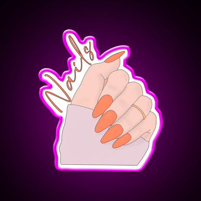 Wonderful Nail Salon Led Neon Sign Rgb Color - Shineneon