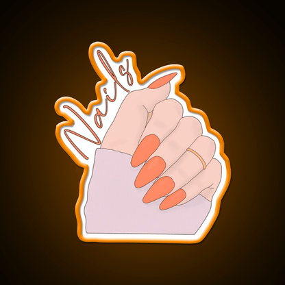 Wonderful Nail Salon Led Neon Sign Rgb Color - Shineneon