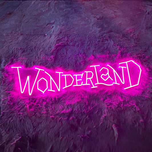 Wonderland Led Sign Wall Decor Wonderland Led Neon Signs