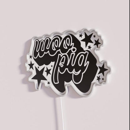 Woo Pig Rgb Led Neon Sign - Shineneon