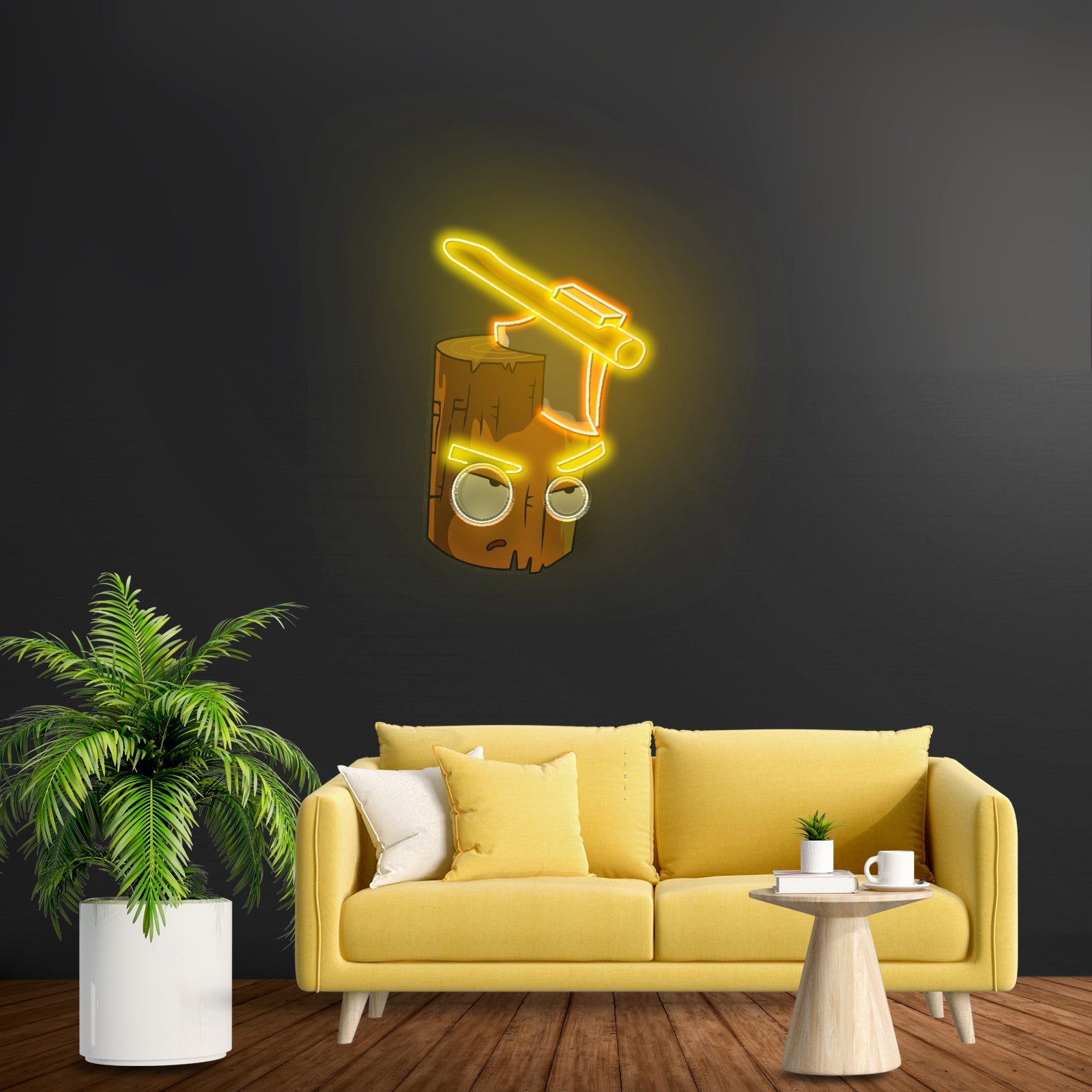 Wood And Ax Led Neon Artwork For Sale - Shineneon