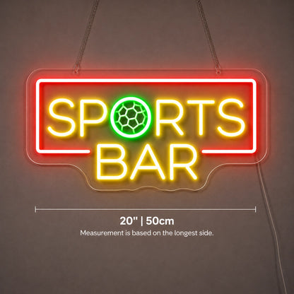 Wood Table Sports Bar Neon Sign LED Neon Sign size image