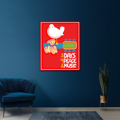 Woodstock Artwork Led Neon Signs