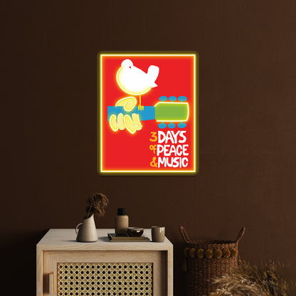 Woodstock Artwork Led Neon Signs