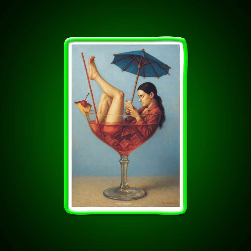 Work 318 Cocktail Bar Decor Led Neon Sign Rgb Color - Shineneon