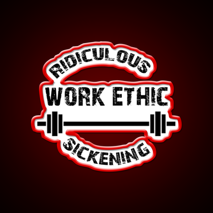 Work Ethic Gym Fitness Led Neon Sign Rgb Color - LED neon sign view 10