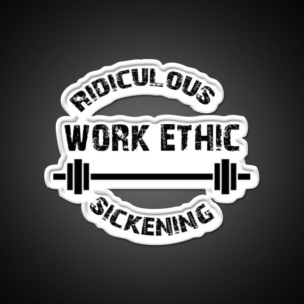 Work Ethic Gym Fitness Led Neon Sign Rgb Color - LED neon sign view 11