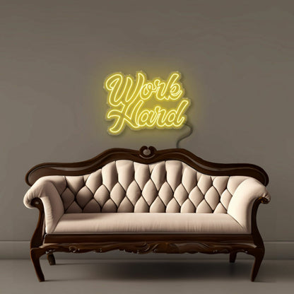 Work Hard Led Neon | Shineneon