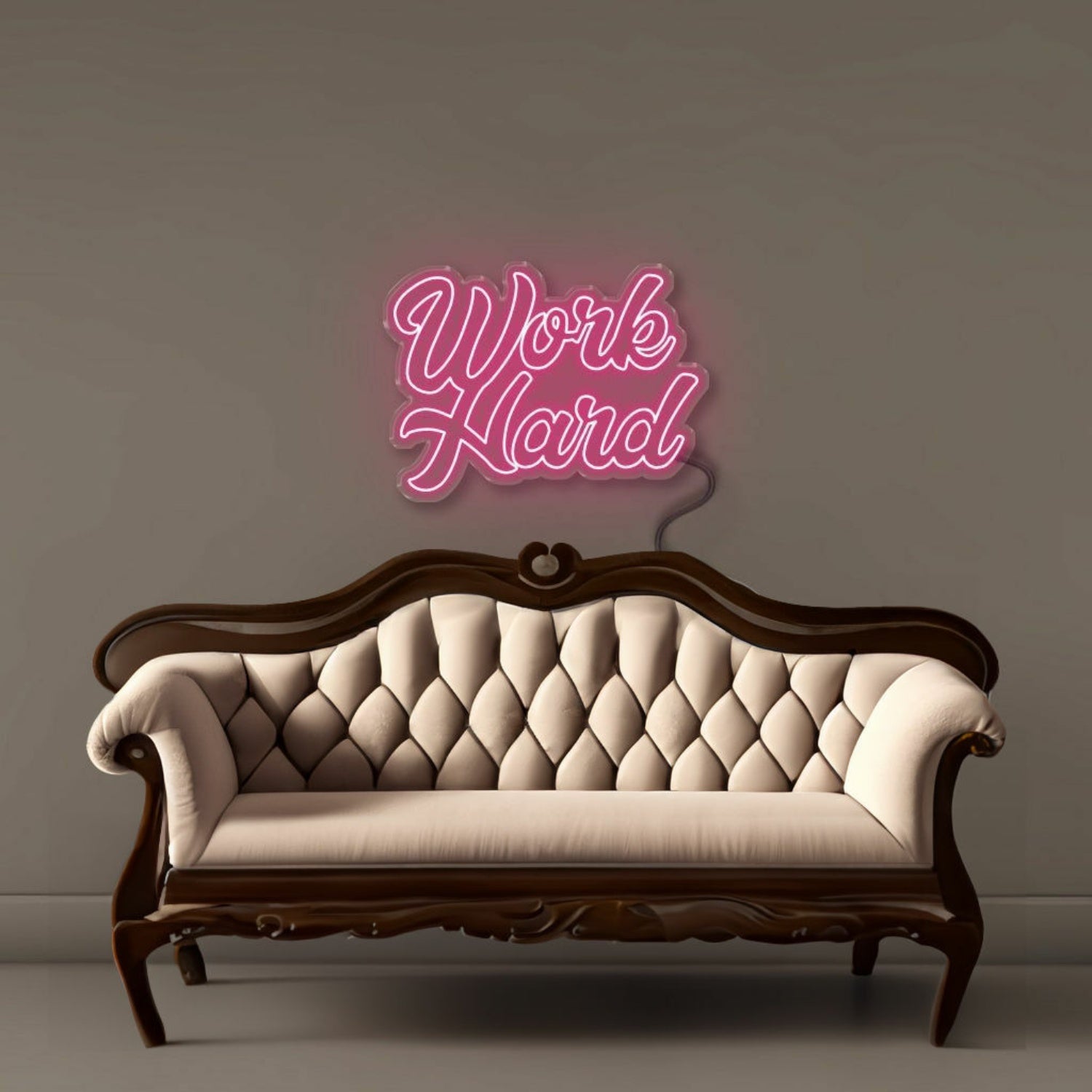 Work Hard Led Neon | Shineneon